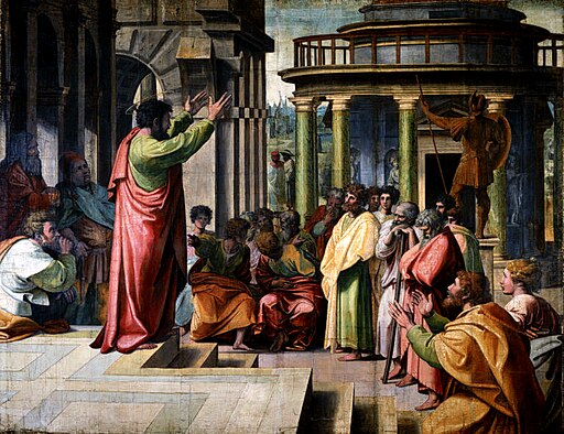Paul preaches at Athens