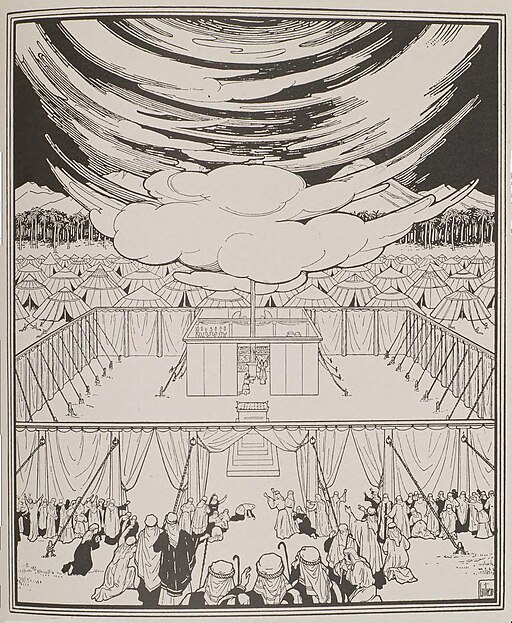 Exodus 25:1-40, Moses given the pattern of the tabernacle