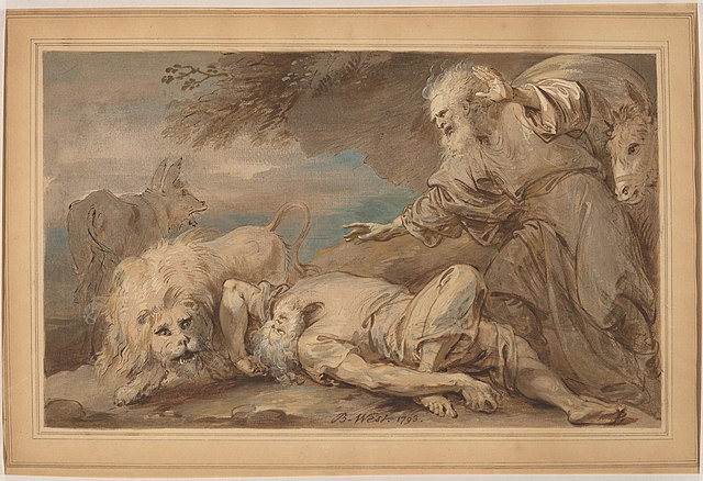 The Disobedient Prophet, Benjamin West