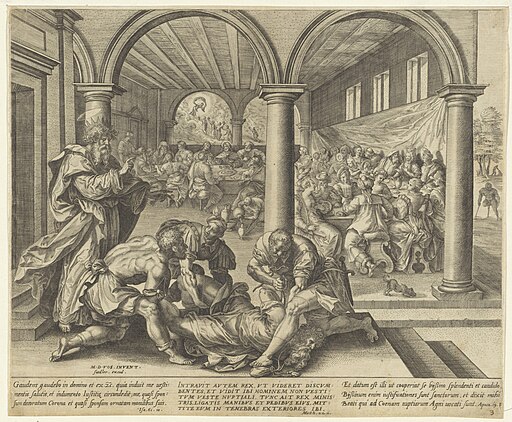 Man without a wedding garment