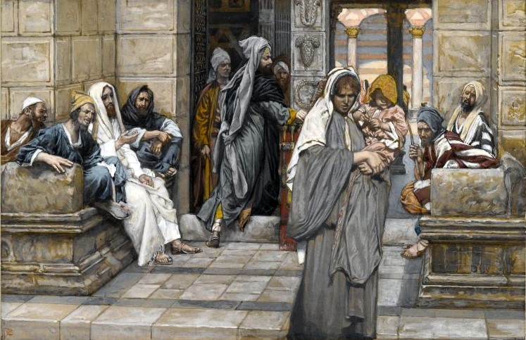 The widow's mite - Tissot