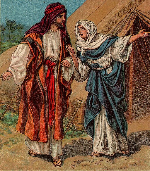 Jacob told to flee to Laban in Haran to escape Esau, Genesis 27:41-46