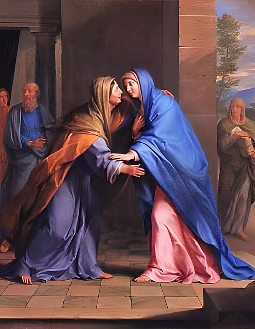 Mary visits Elizabeth