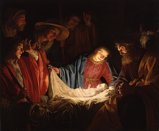Luke 2:15-20, The shepherds visit Jesus