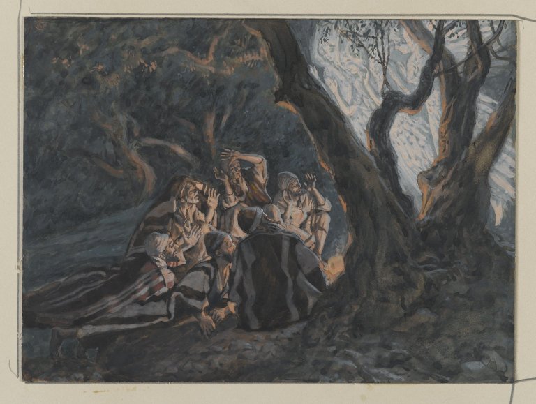 Angels visit the shepherds